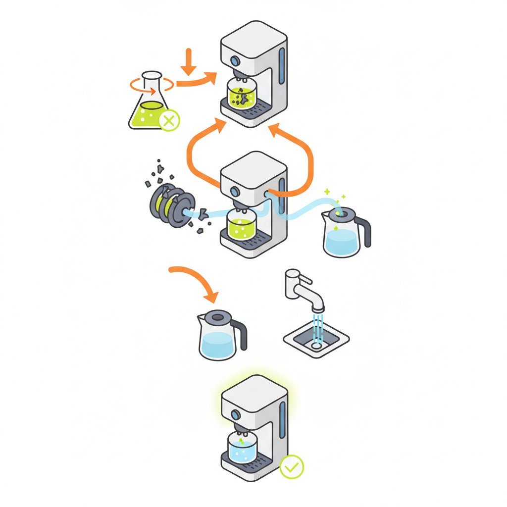 як почистити кавоварку від накипу